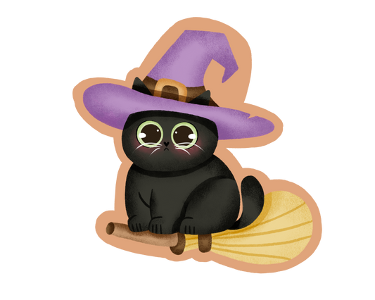 Brujita Haloween Sticker