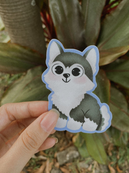 Perrito Husky Siberiano Sticker