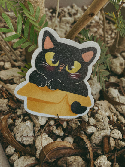 Gatito Negro Sticker